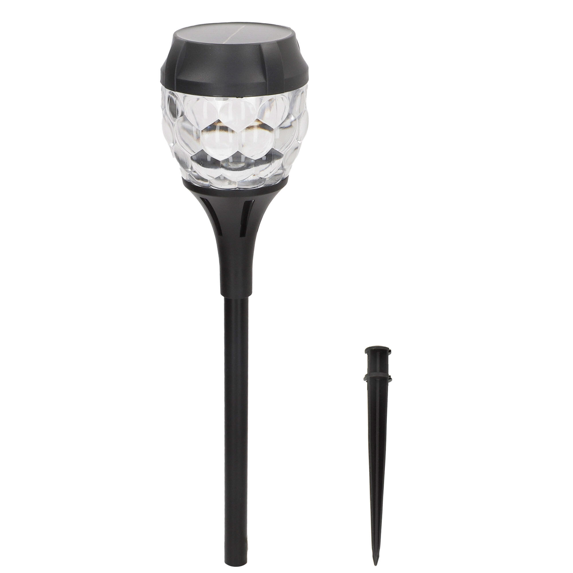Aktive Lot de 12 balises solaires LED 5-10 lumens avec projection décorative 7/7