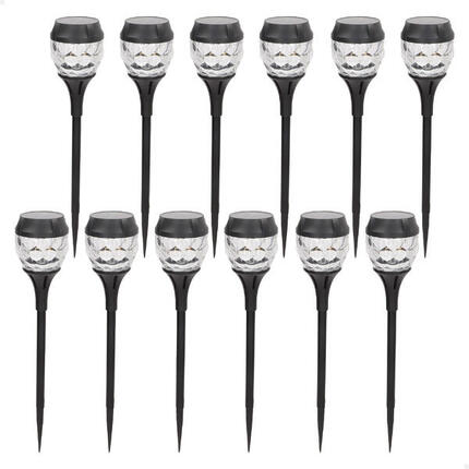 Aktive Lot de 12 balises solaires LED 5-10 lumens avec projection décorative