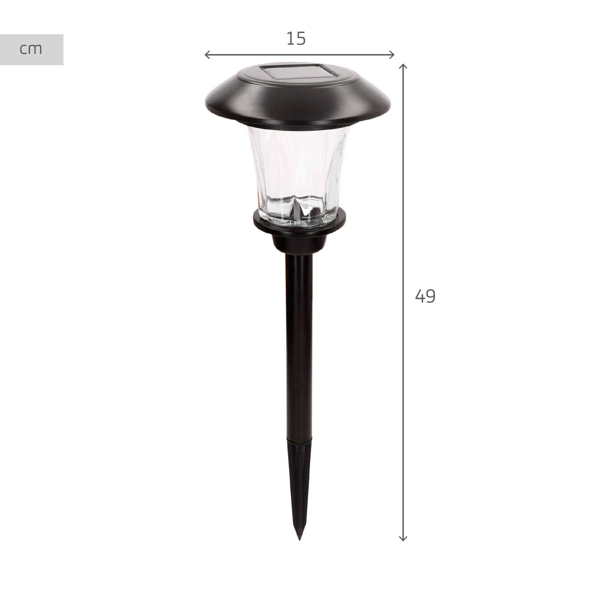 Aktive Lot de 8 balises solaires à LED de 6 lumens avec piquet 4/7