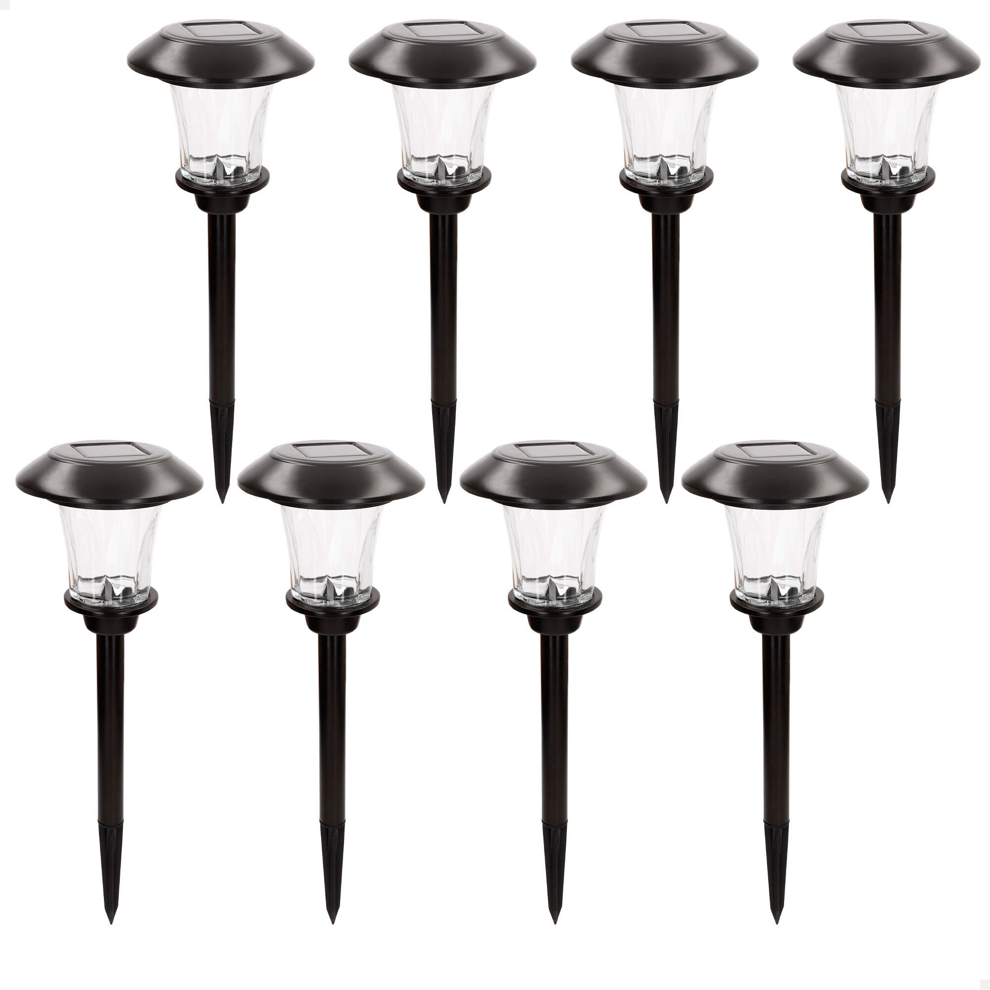 Aktive Lot de 8 balises solaires à LED de 6 lumens avec piquet 1/7