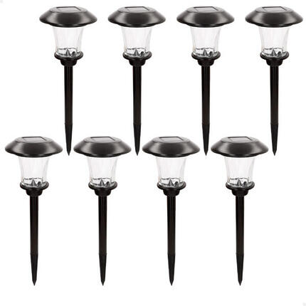 Aktive Lot de 8 balises solaires à LED de 6 lumens avec piquet