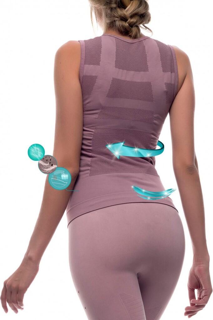 Verstevigend T-shirt met zelfmassage, Namasté 4/4