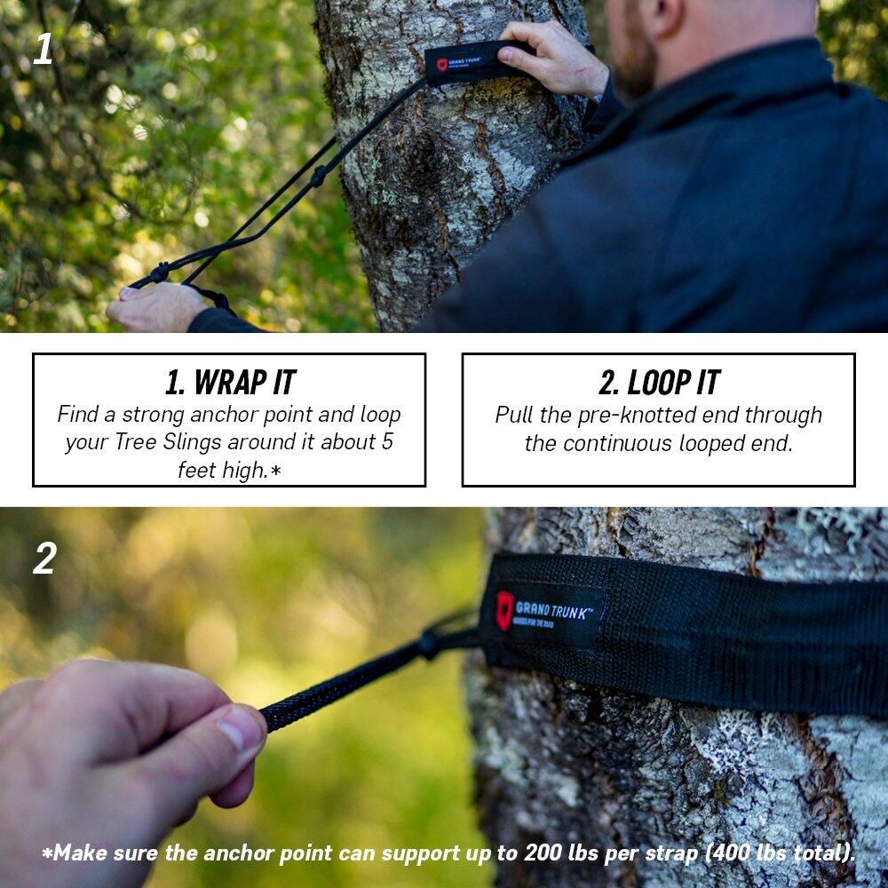Linki do hamaka Grand Trunk Tree Slings Hammock Hanging Kit 6/7
