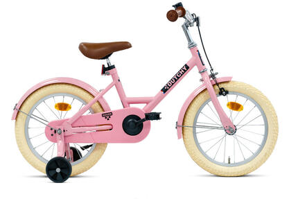 Nogan Dutchy Kinderfahrrad - 16 Zoll - Grün - Inklusive Stützräder