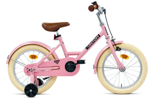 Nogan Dutchy Kinderfahrrad - 16 Zoll - Grün - Inklusive Stützräder