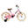 Vélo enfant Nogan Dutchy - 16 pouces - Rose brillant - Avec roulettes