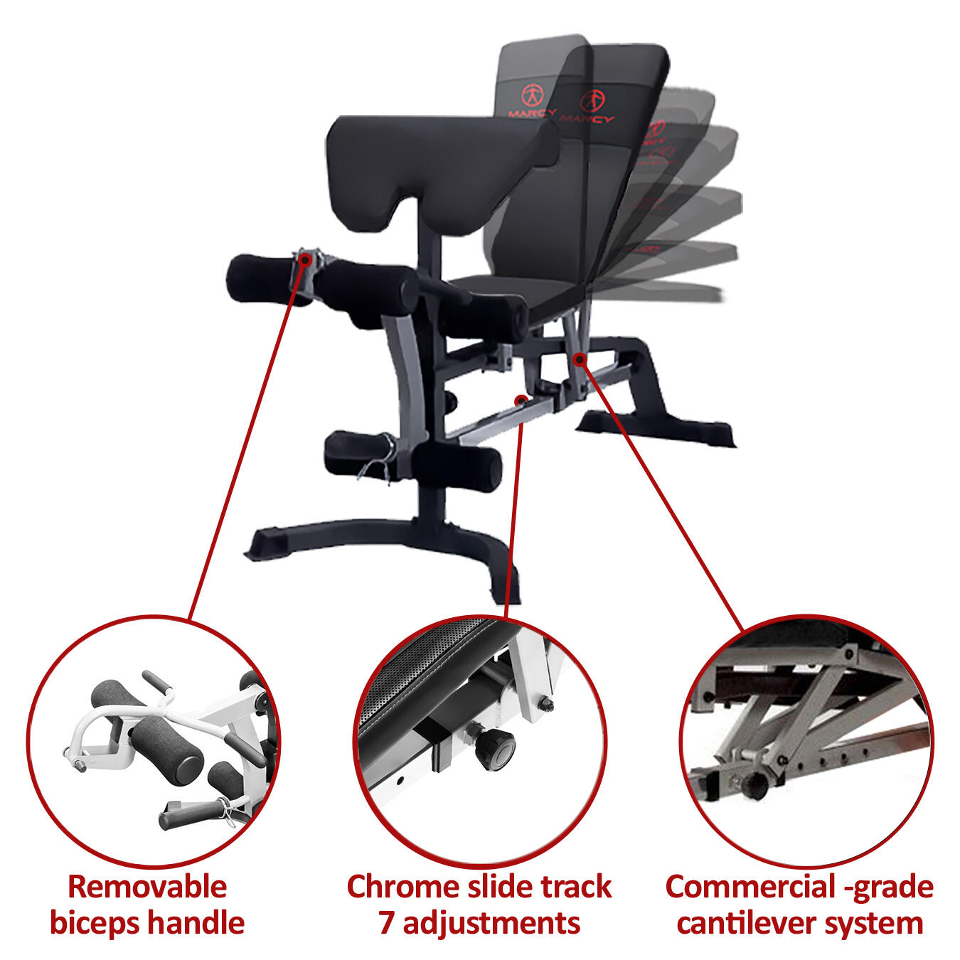 Multistazione - acciaio - Deluxe SM4000 nera 6/7