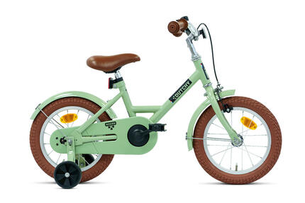 Vélo enfant Nogan Dutchy - 14 pouces - Bleu - Avec roulettes