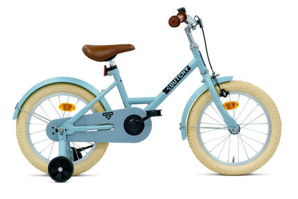 Nogan Dutchy Kinderfahrrad - 16 Zoll - Grün - Inklusive Stützräder