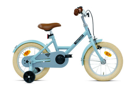 Vélo enfant Nogan Dutchy - 14 pouces - Bleu - Avec roulettes