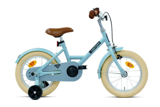 Vélo enfant Nogan Dutchy - 14 pouces - Bleu - Avec roulettes