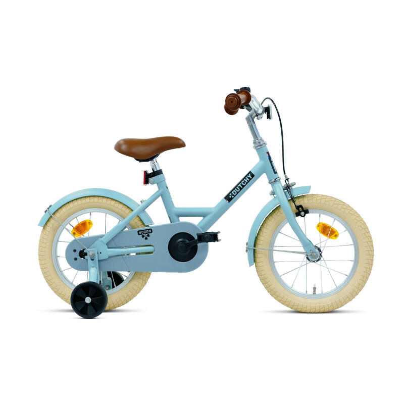 Vélo enfant Nogan Dutchy - 14 pouces - Bleu - Avec roulettes