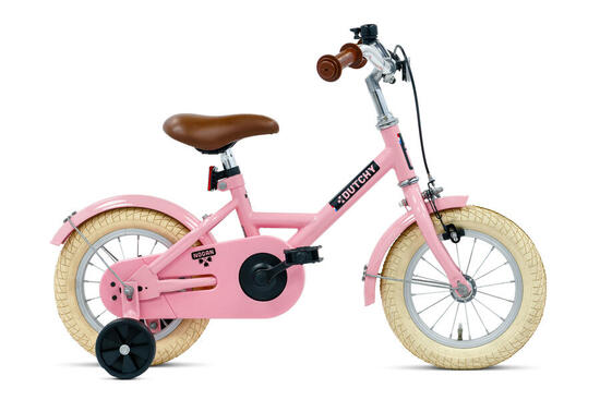Bici Bambino Nogan Dutchy - 12 Pollici - Rosa lucido - Con rotelle