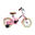 Vélo enfant Nogan Dutchy - 12 pouces - Rose brillant - Avec roulettes
