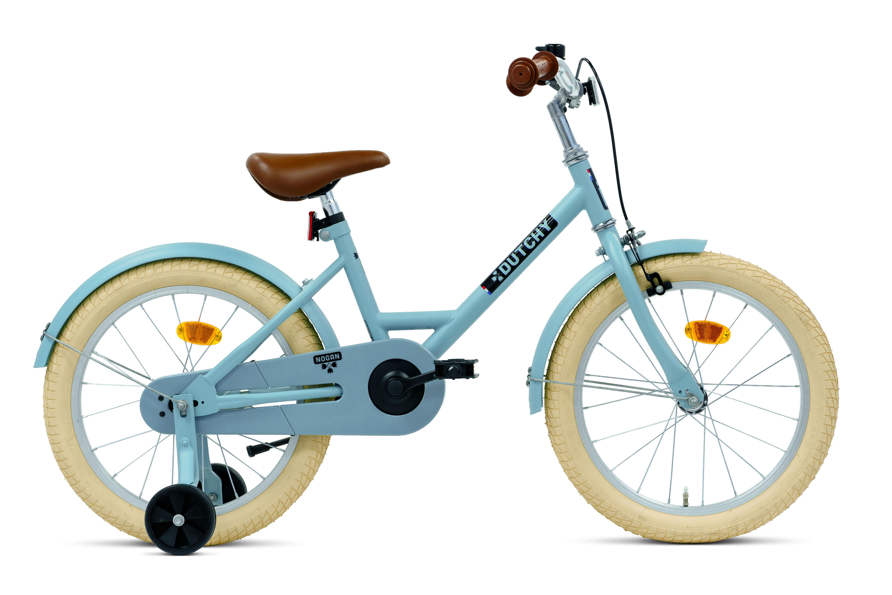 NOGAN Nogan Dutchy Kinderfiets - 18 Inch - Blauw - Inclusief Zijwielen