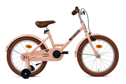 Nogan Dutchy Kinderfahrrad - 18 Zoll - Grün - Inklusive Stützräder