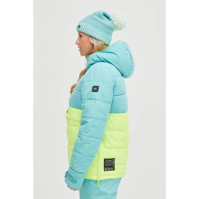 Kurtka kangurka zimowa na narty i snowboard damska