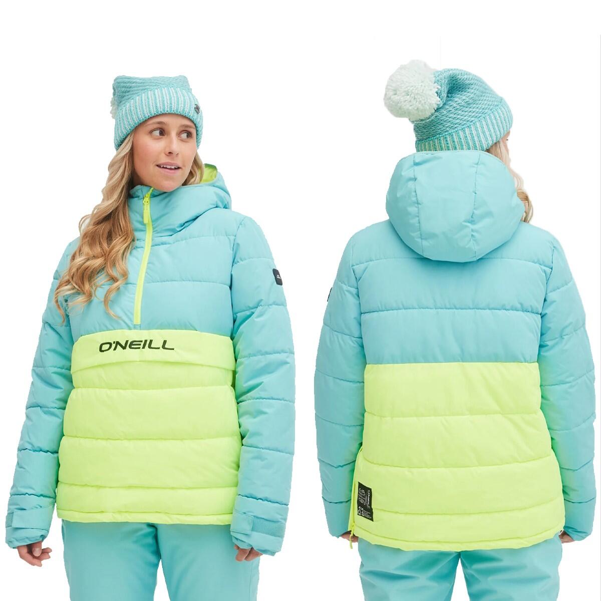 O'Neill - Veste Kangourou D'Hiver Pour Le Ski Et Le Snowboard Pour Femmes - Blouson - Noir|vert - Decathlon