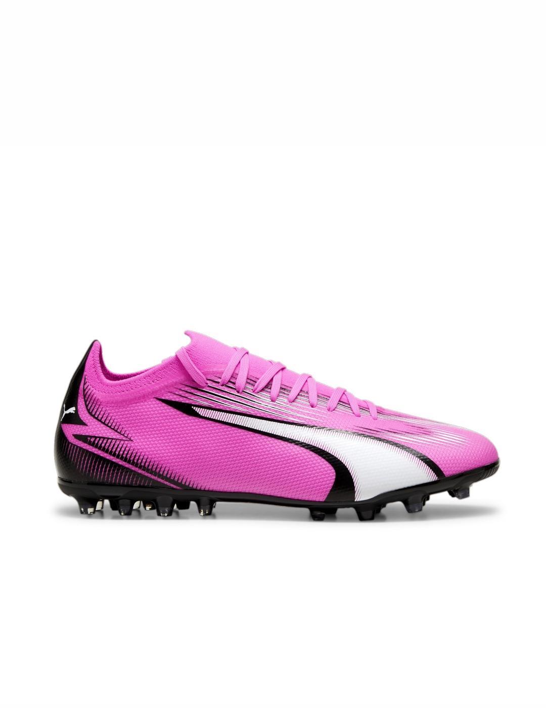 PUMA Chaussures à crampons pour hommes Puma Ultra match mg rose