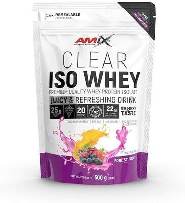 Clear iso whey - 500g bosvruchten amix nutrition