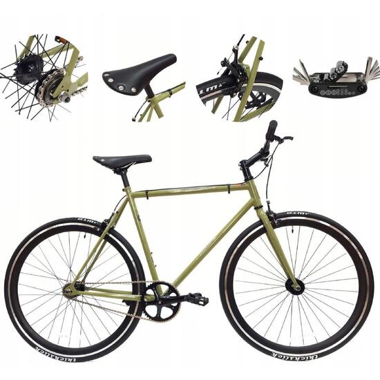 Rower miejski ostre koło Fuji Declaration