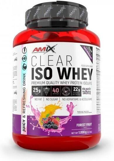 Clear iso whey - 1kg Fruits Rouges de Amix Nutrition