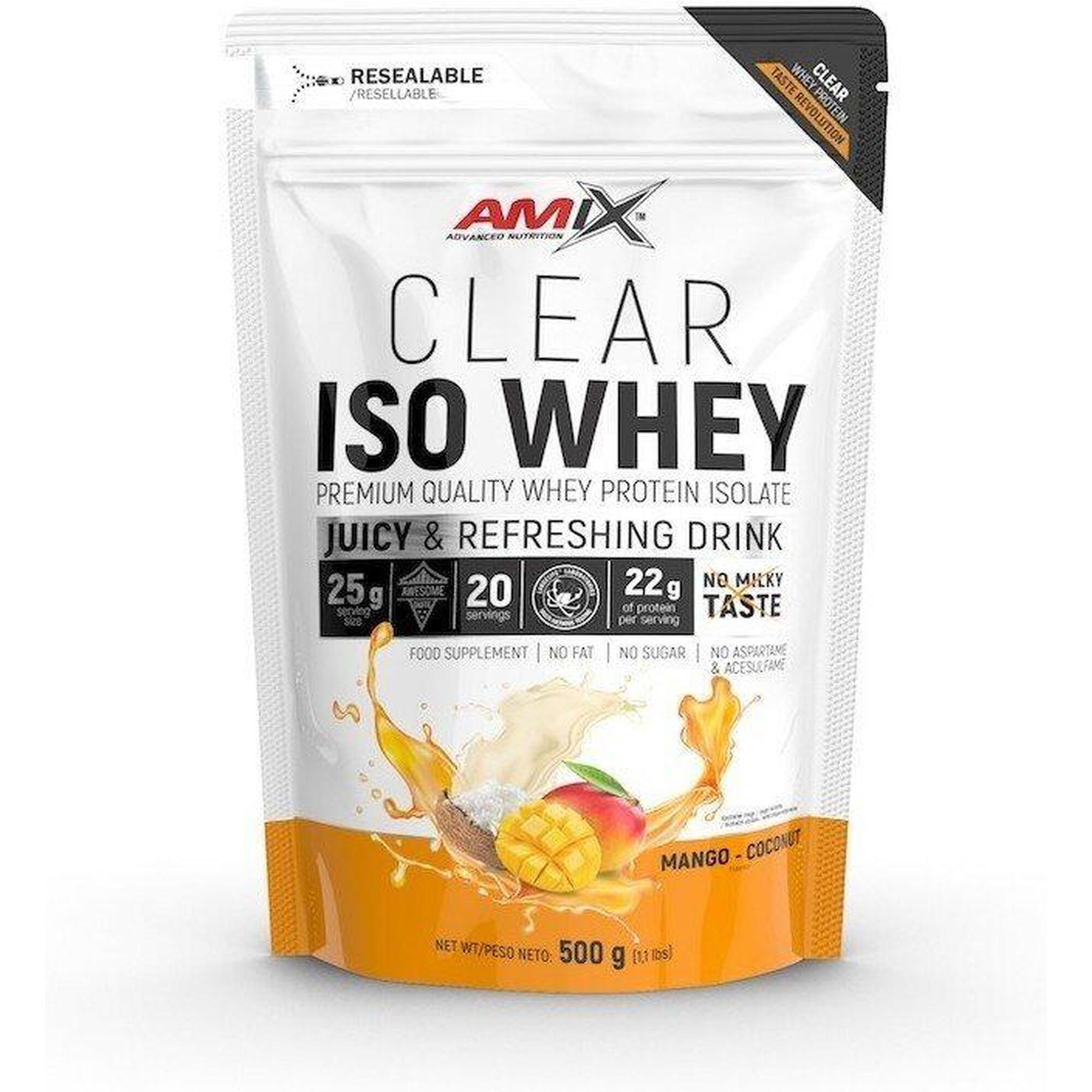 Clear iso whey - 500g Manga e coco da Amix Nutrition Exclusivo online                      3 cores disponíveis
 36,40€  Preço por quantidade 72,80€kg AMIX Clear iso whey - 500g Manga e coco da Amix NutritionVendido e expedido por: FitnessZone  