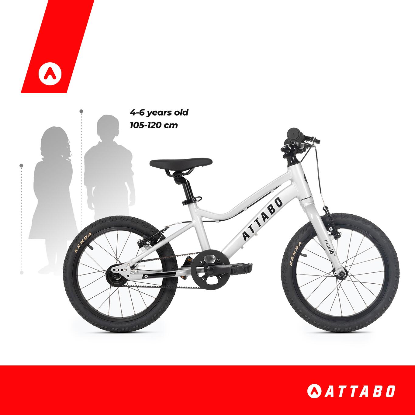 Bicicleta infantil ATTABO EASE 16" 2/7