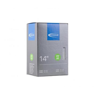 Schwalbe Fahrradschlauch AV2C Light 14", passend für 32/40-254, mit AV-Ventil...