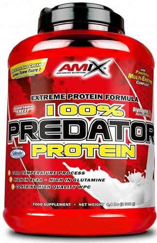 AMIX 100% Roofdierproteïne - 2kg Chocolade Amix Nutrition