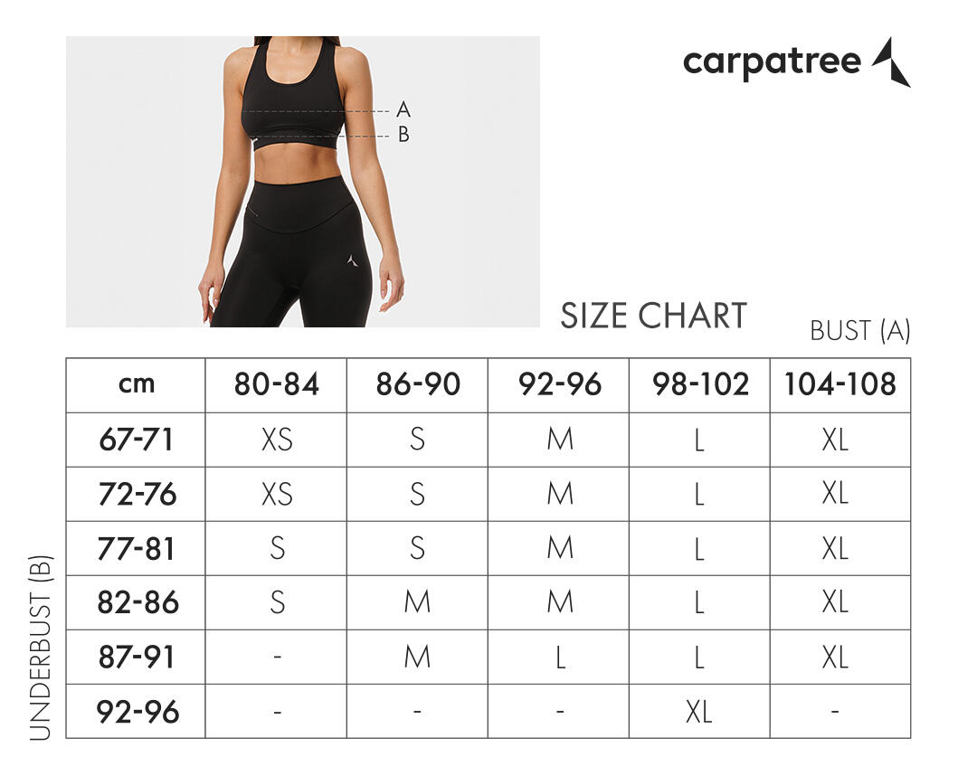 Stanik sportowy crossback dla kobiet Carpatree Balletcore 6/6