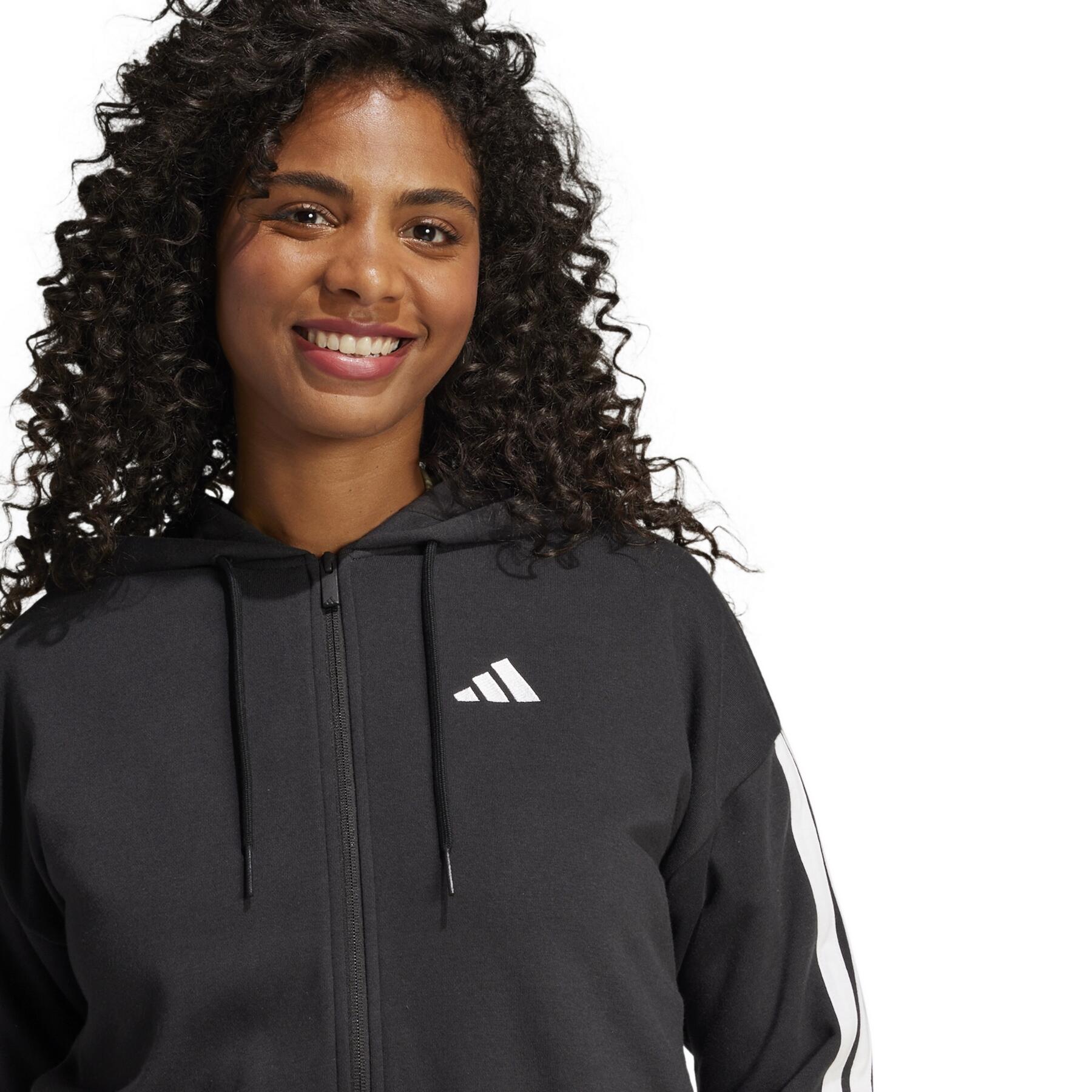 Mikina Essentials 3-Stripes French Terry Full-Zip 6/6