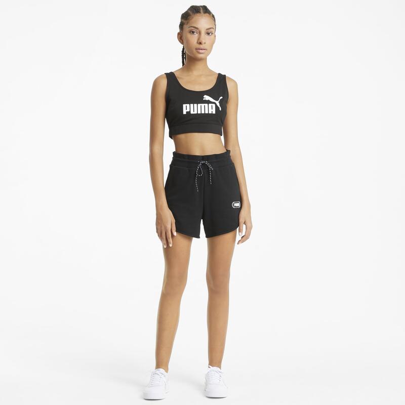 Pantaloni scurti femei Puma Rebel 4", Negru