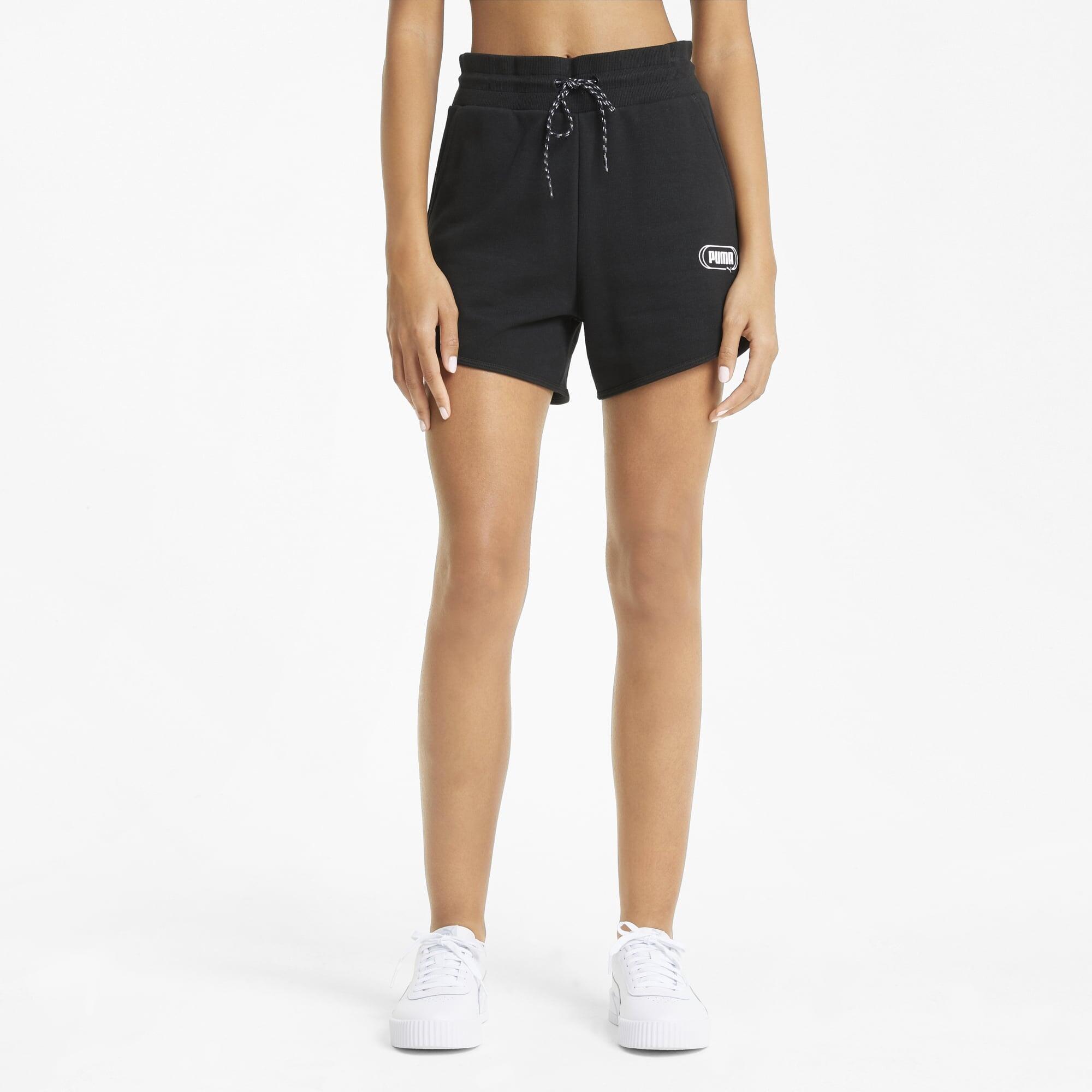 Korte broek Puma Rebel 4", Zwart, Dames 3/6