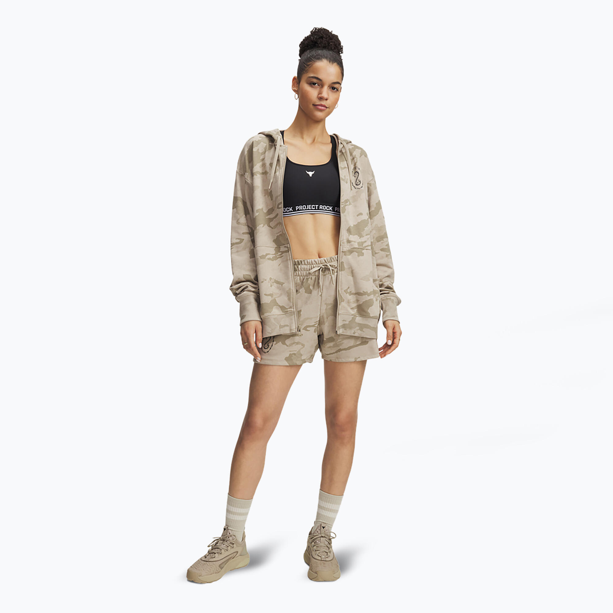 Short Under Armour Project Rock Terry pour femme 2/4