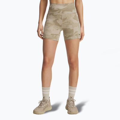 Pantalones cortos de entrenamiento Under Armour Project Rock Middy para mujer