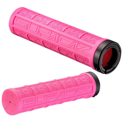 Impugnatura da ciclismo Supacaz - Grizips - Rosa neon