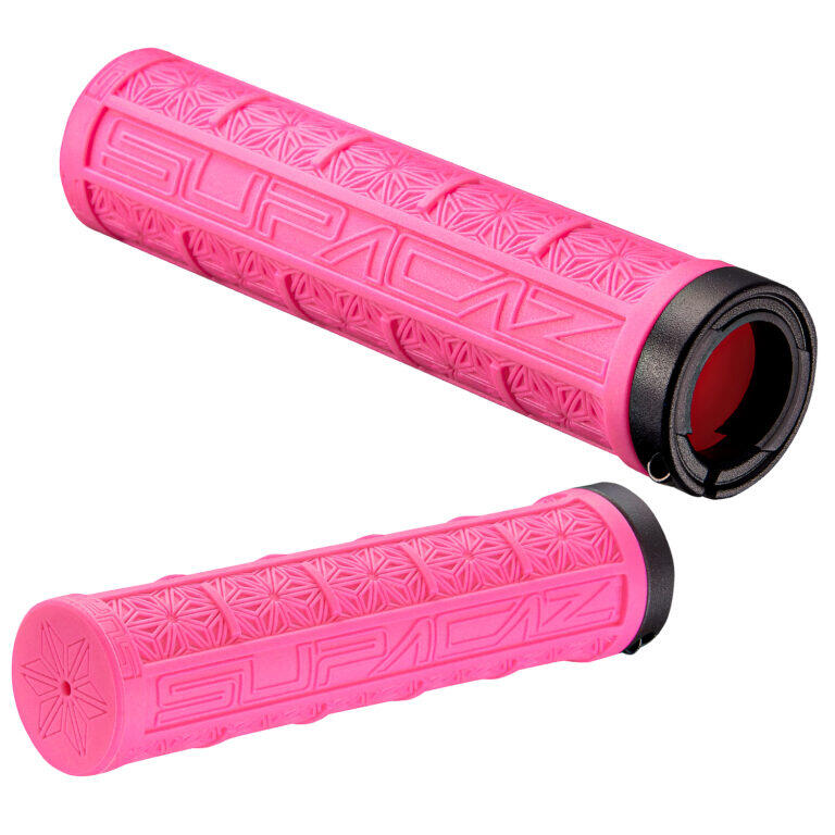 Supacaz Cycling Grip - Grizips - Rose Fluo                                         8 modèles disponibles 1505€ 2000€ -24%    * La vente débute le 02/07/2025    SUPACAZ Supacaz Cycling Grip - Grizips - Rose FluoVendu exclusivement en ligne   