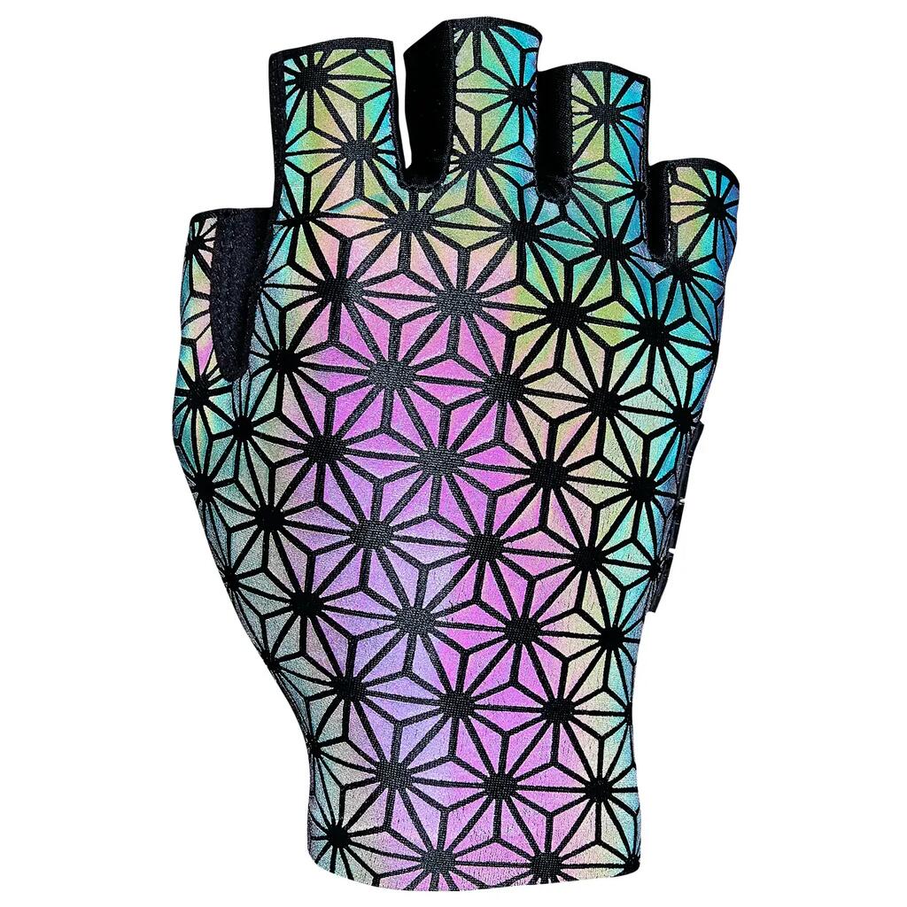 Supacaz SupaG Clarino Cycling Gloves – Oil Slick Reflective