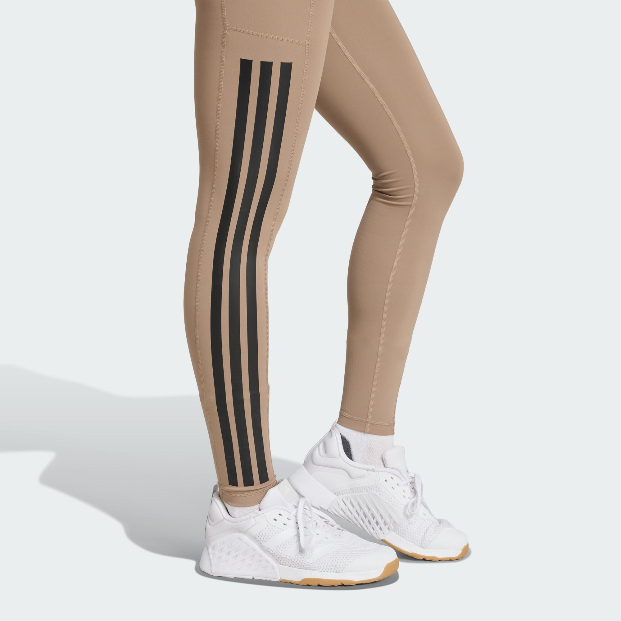 Optime 3-Stripes Full-Length Leggings 5/5