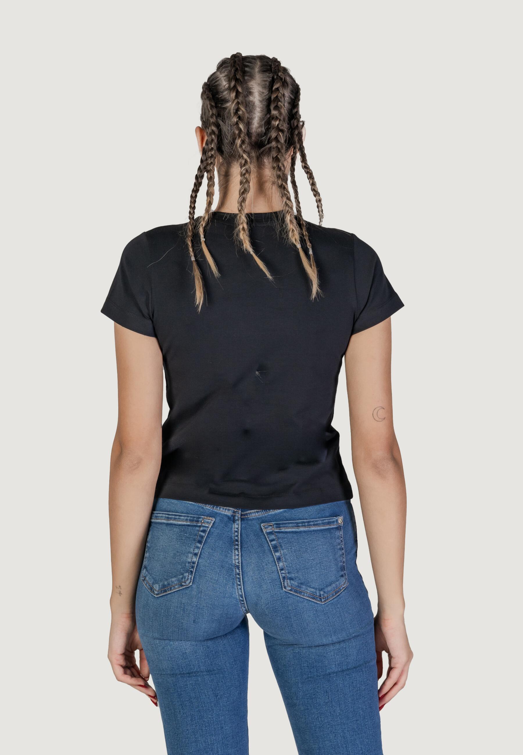 t-shirt crop top COLETTE SS TEE FEMME NOIR 4/5