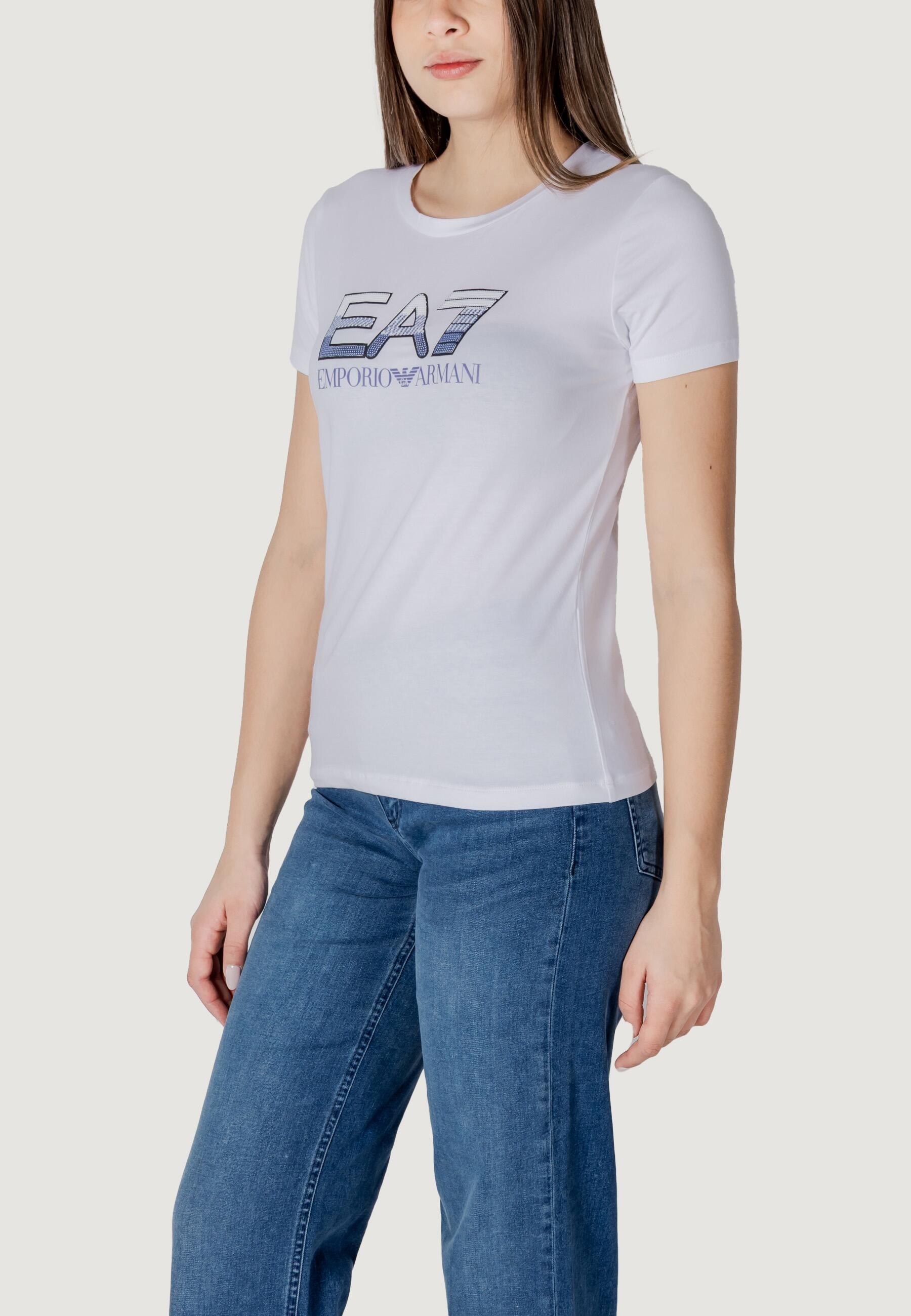 t-shirt crop top  FEMME BLANC 4/5