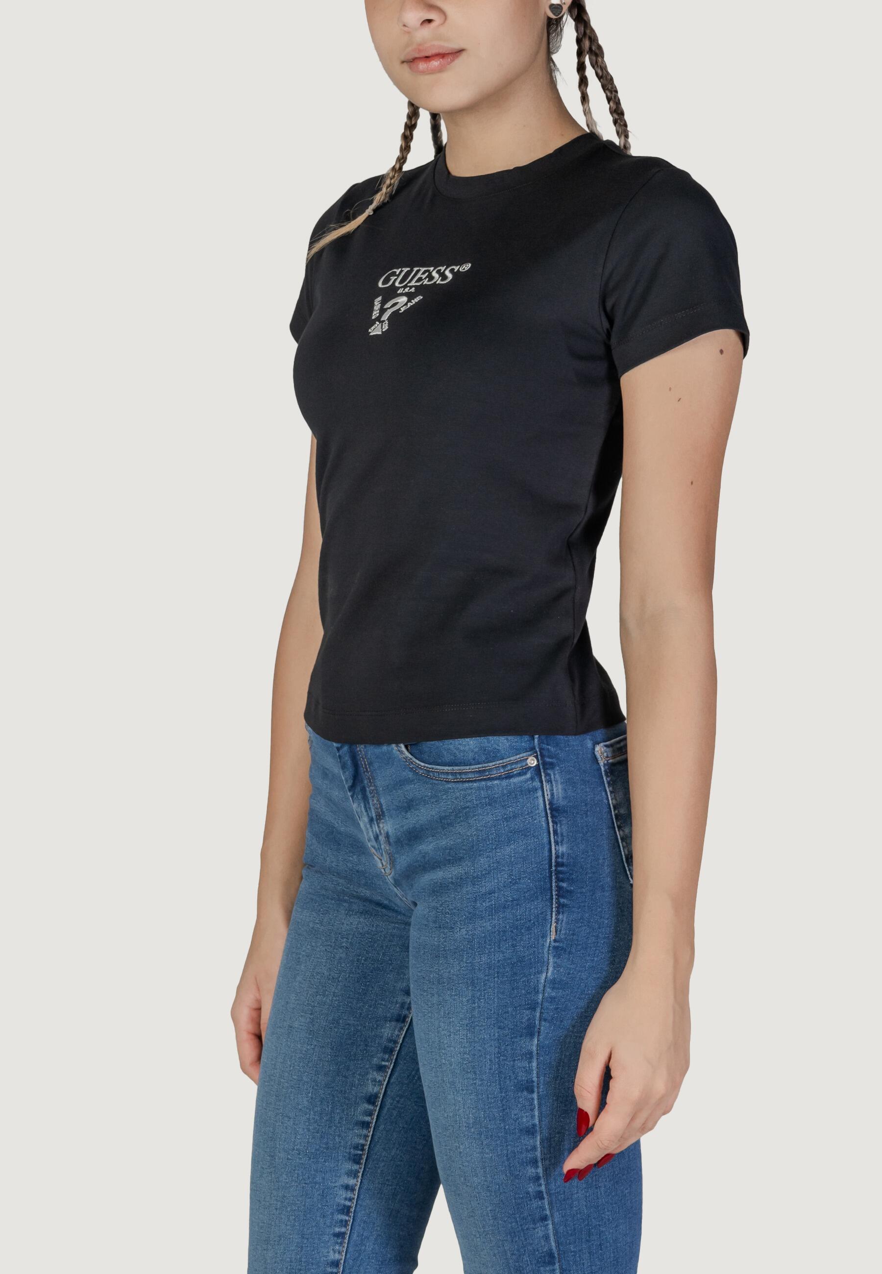 t-shirt crop top COLETTE SS TEE FEMME NOIR 3/5