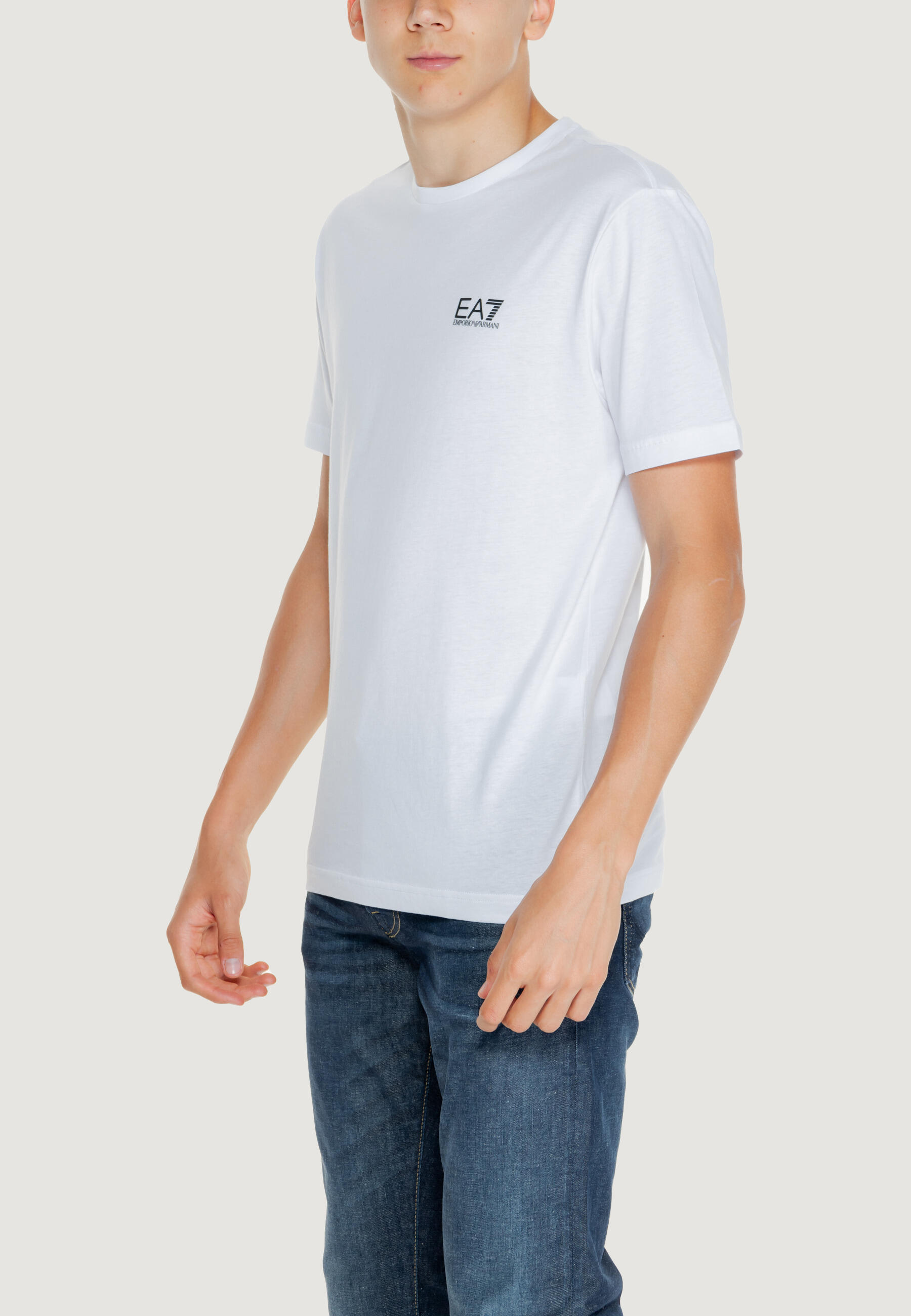 t-shirt crop top  HOMME BLANC 3/5
