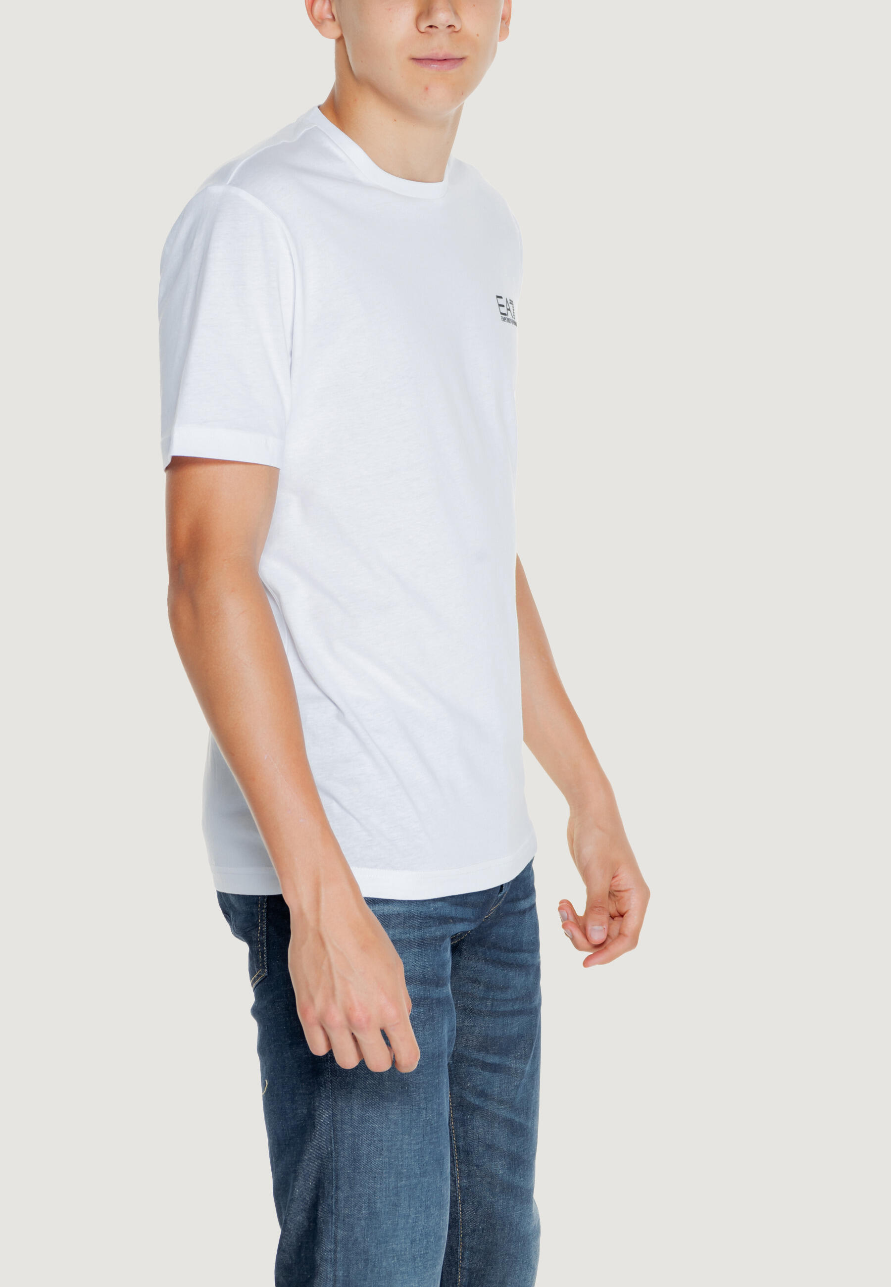 t-shirt crop top  HOMME BLANC 4/5