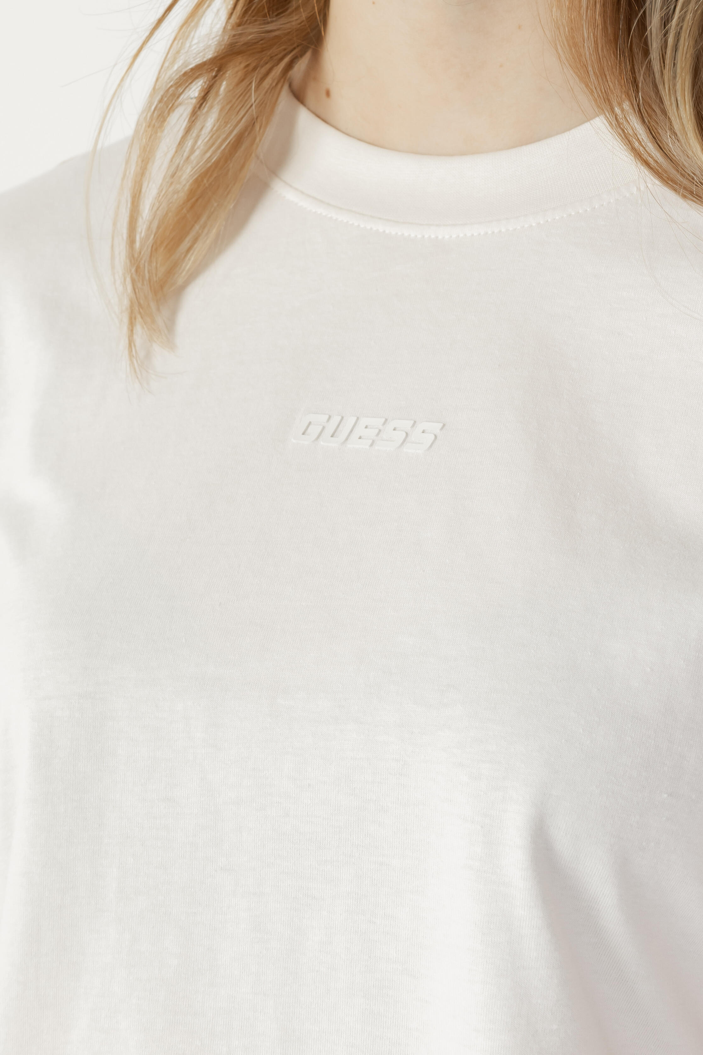 t-shirt crop top BRITNEY CROP TEE FEMME BLANC 3/5