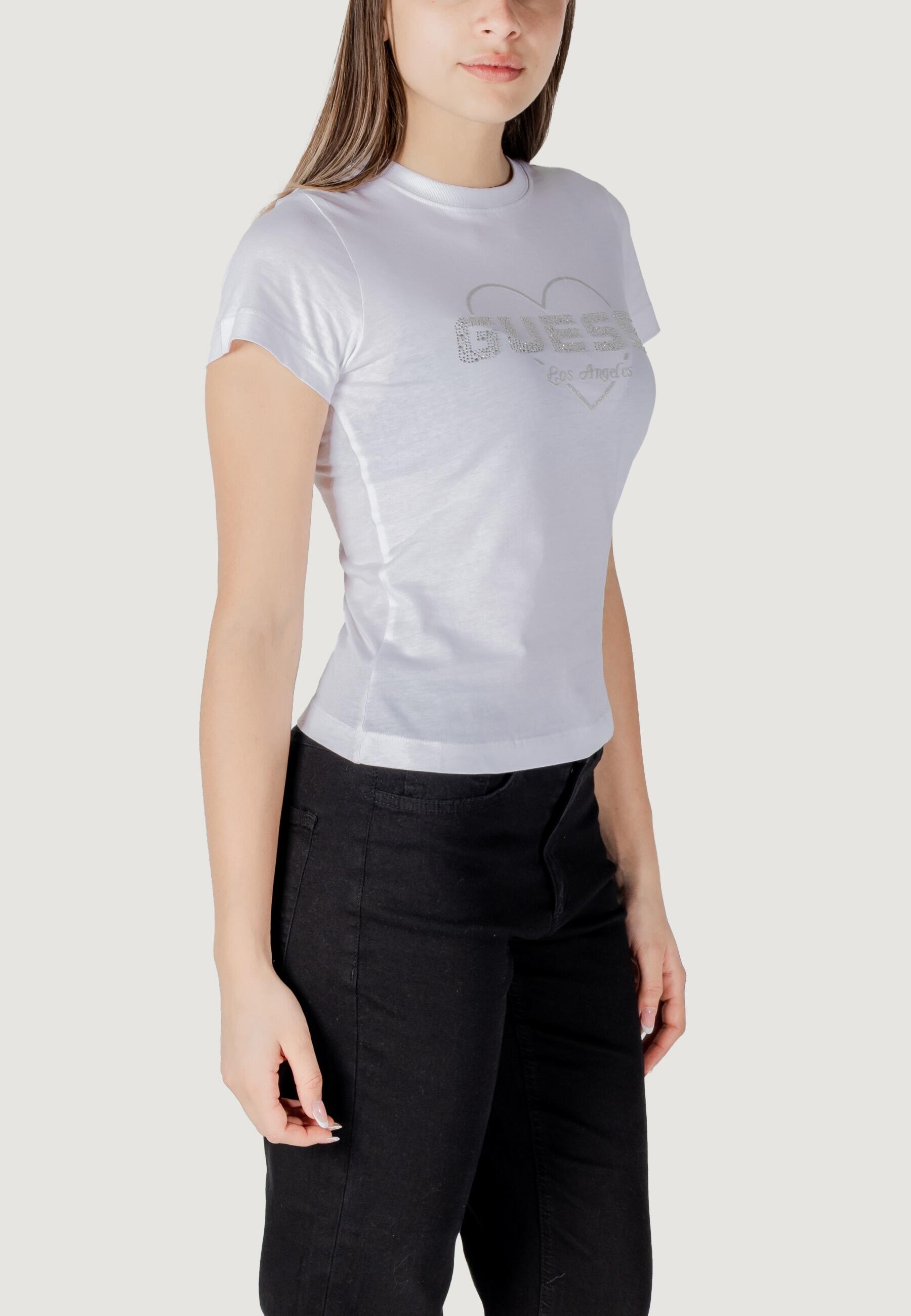 t-shirt crop top NARCISO CN FEMME BLANC 3/5
