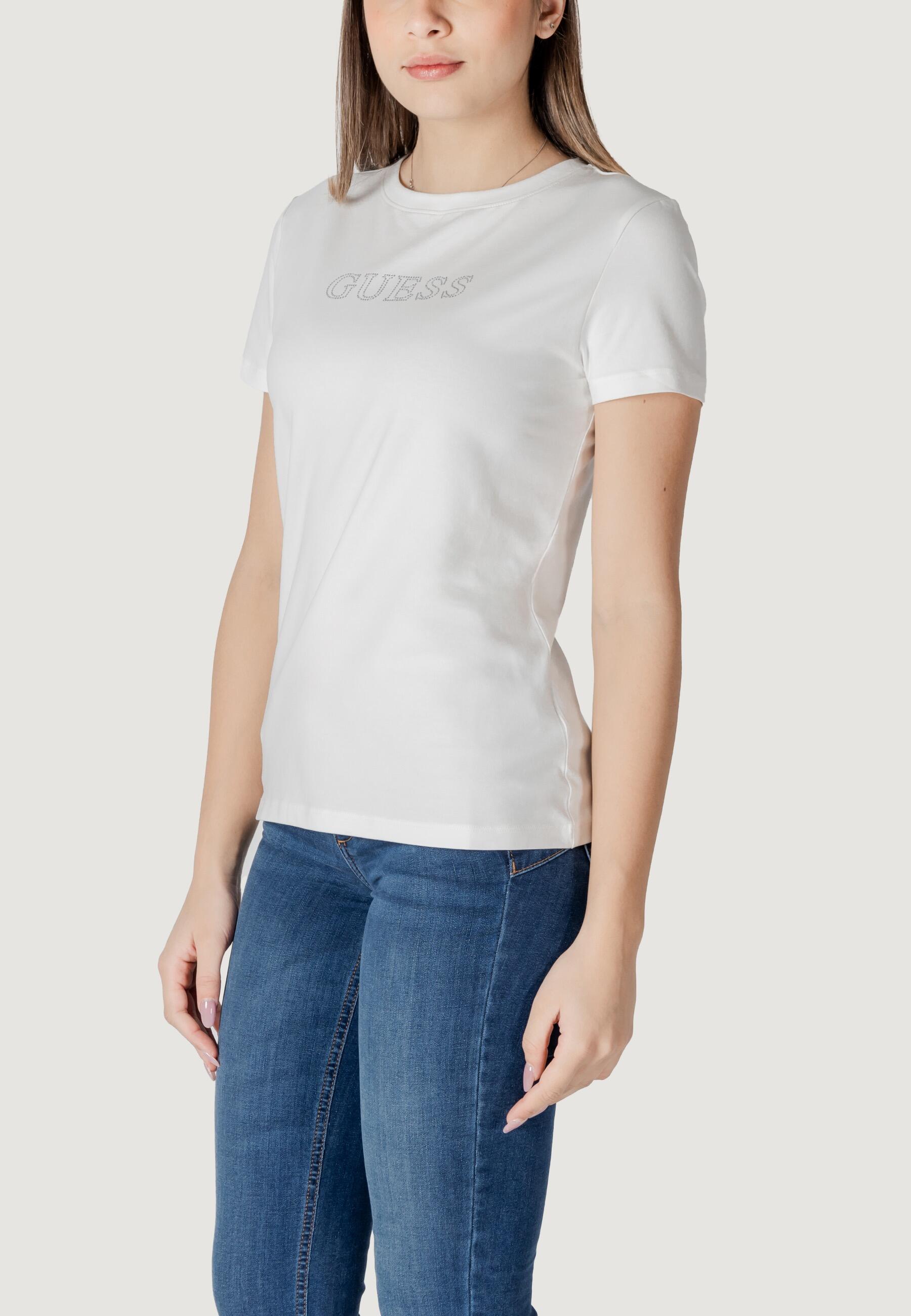 t-shirt crop top BRIANA SS FEMME BLANC 4/5