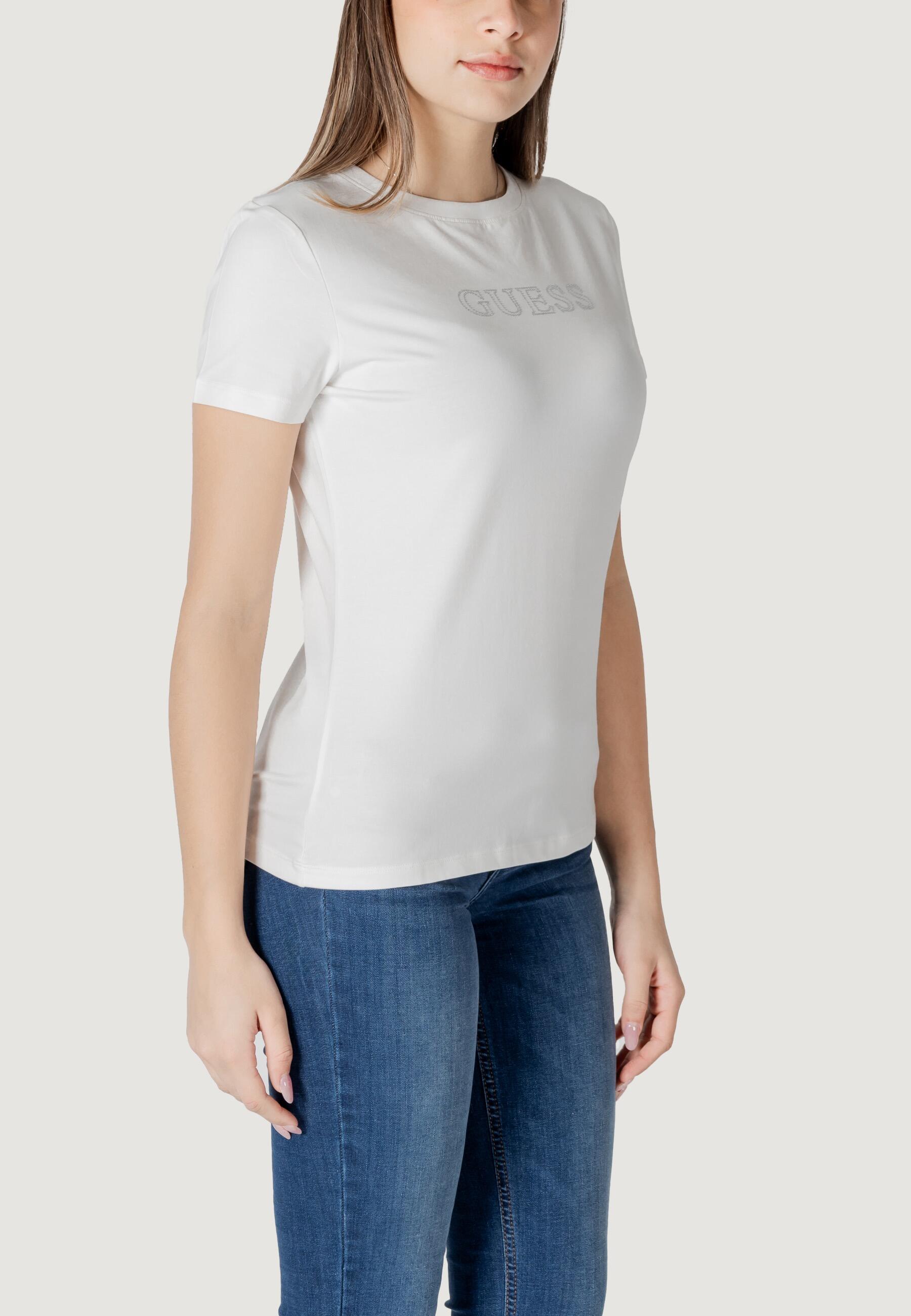t-shirt crop top BRIANA SS FEMME BLANC 3/5