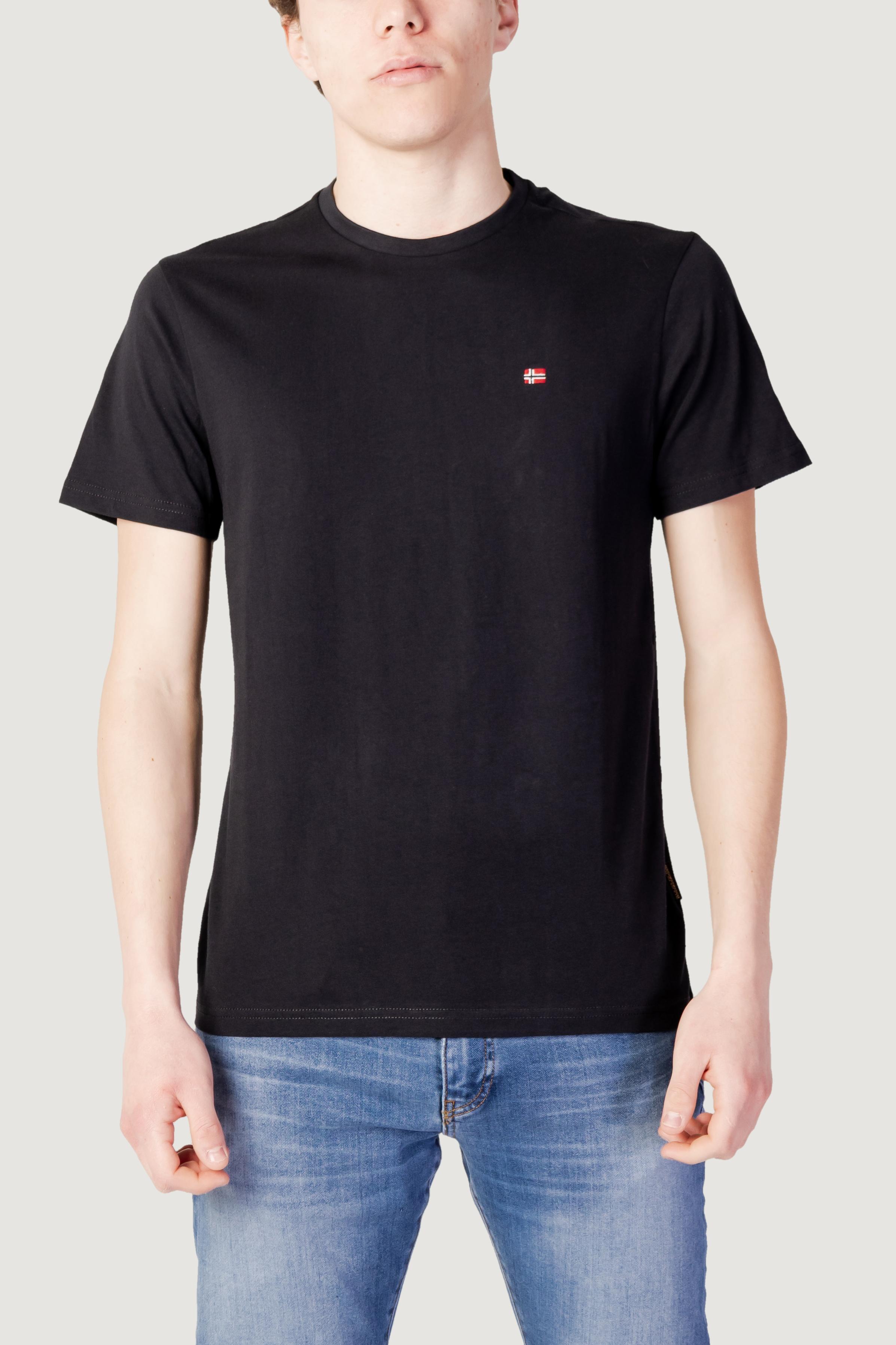 t-shirt crop top SALIS SS SUM HOMME noir 5/6